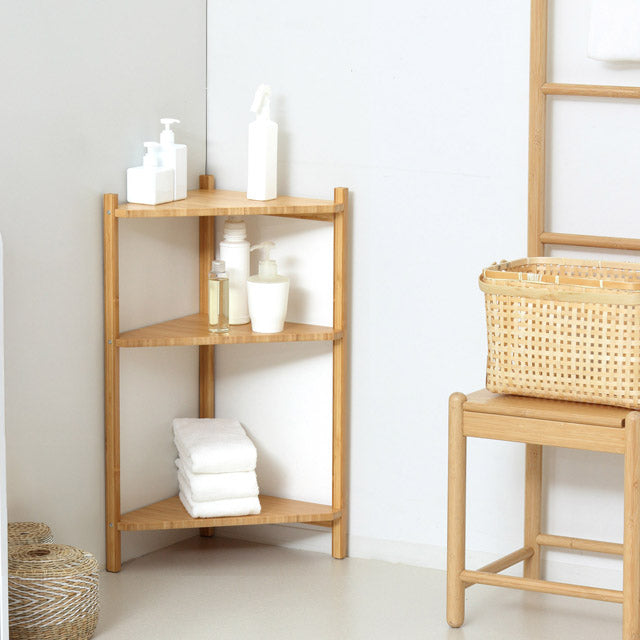 ホテルライク コーナーラック3段