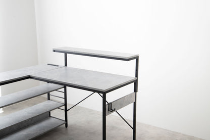 仕事がはかどるL字デスク