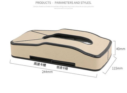 ドライブを上質に ティッシュケース