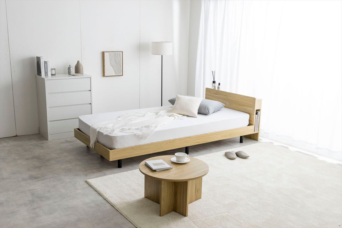 通気と収納のすのこベッド