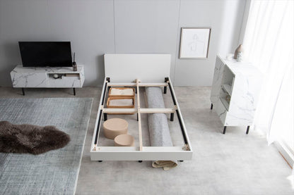 通気と収納のすのこベッド