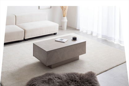 大理石風 引き出し付きセンターテーブル