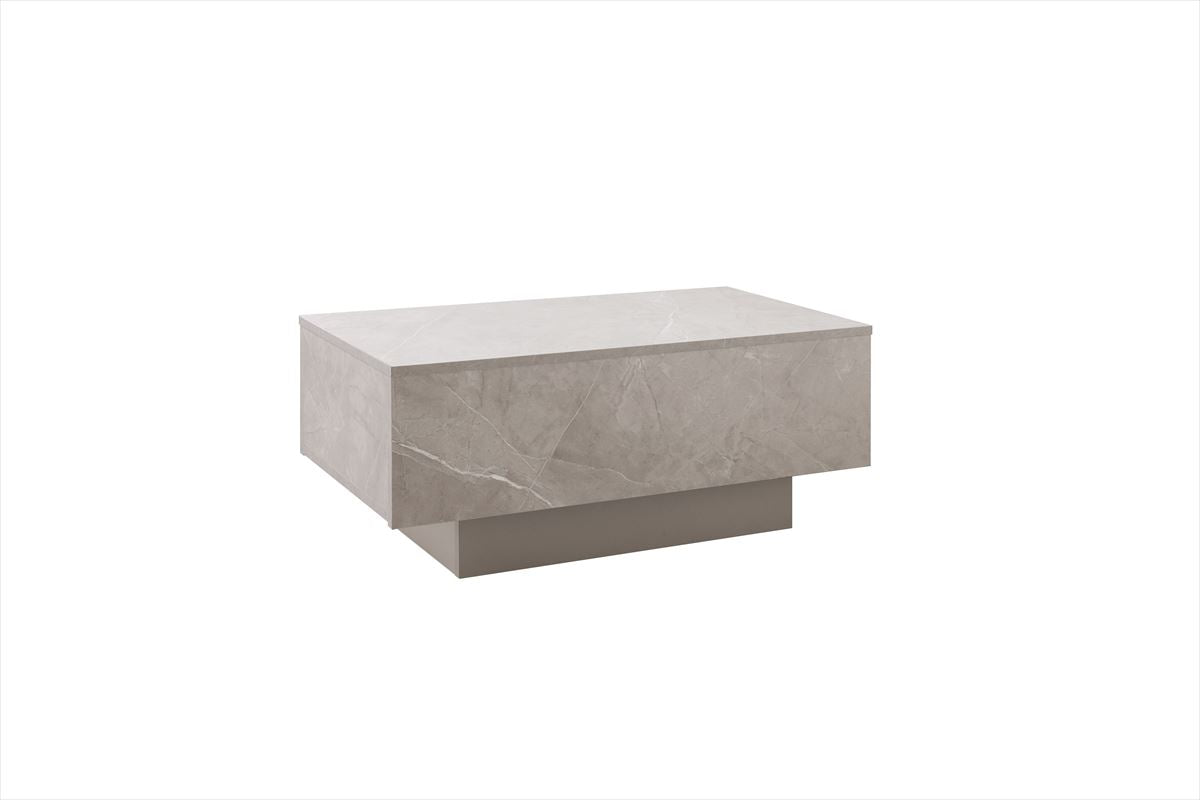 大理石風 引き出し付きセンターテーブル