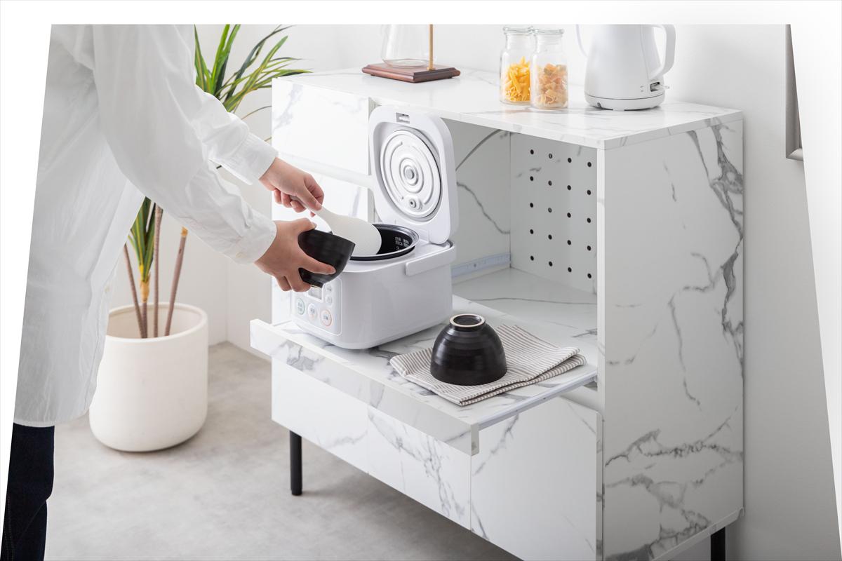 大理石柄レンジ台