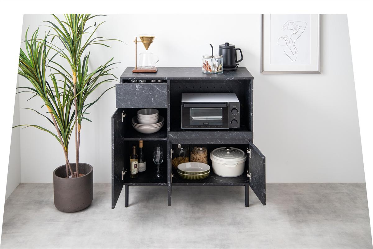 大理石柄レンジ台