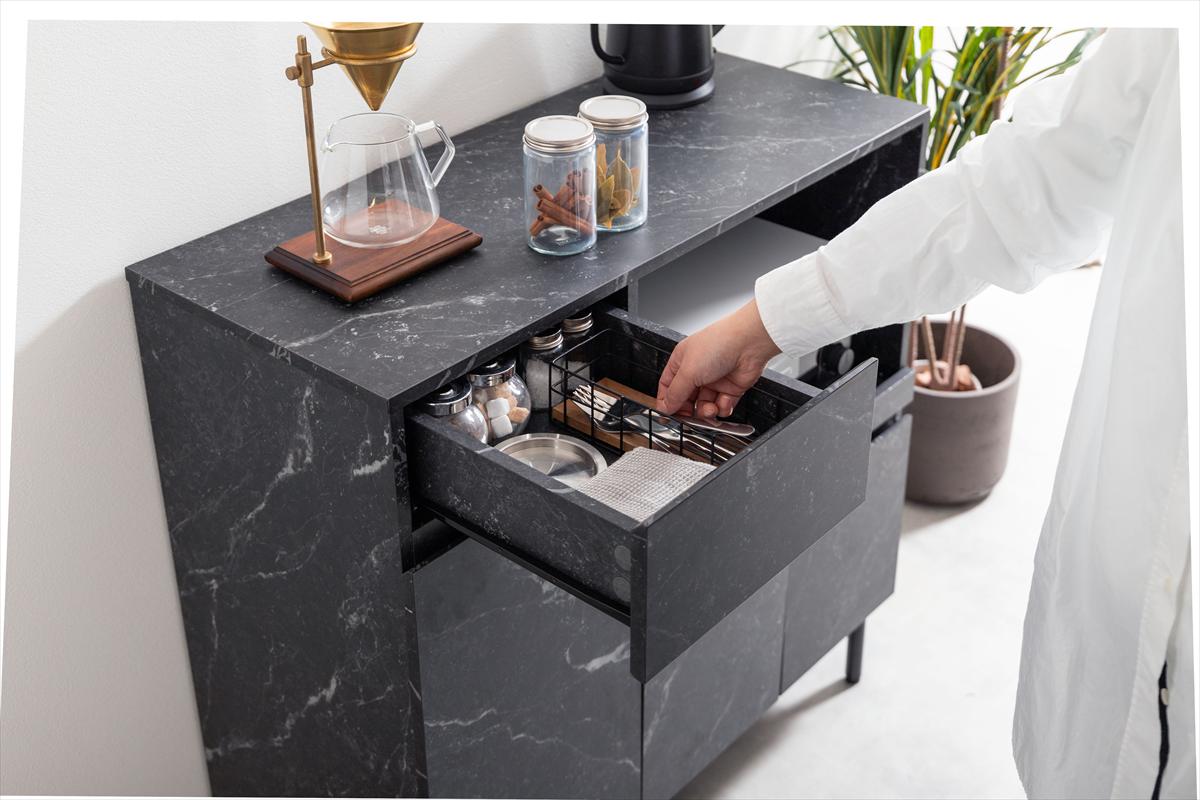 大理石柄レンジ台