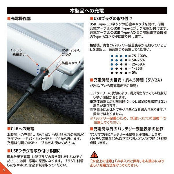 持ち運びラクチン・便利　導光板ランタン