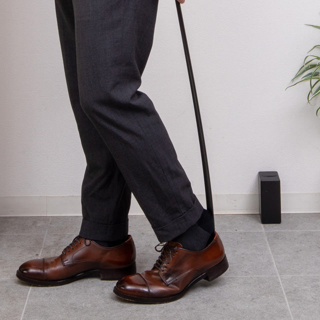 海外流行中　スタンド付靴べら